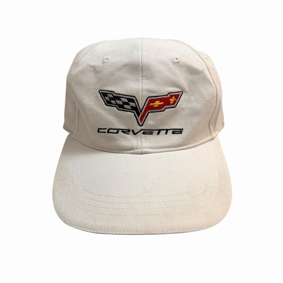 Buycoolshirts Other - Vintage corvette C6 White Fitted Hat OSFM Embroidered Norscot